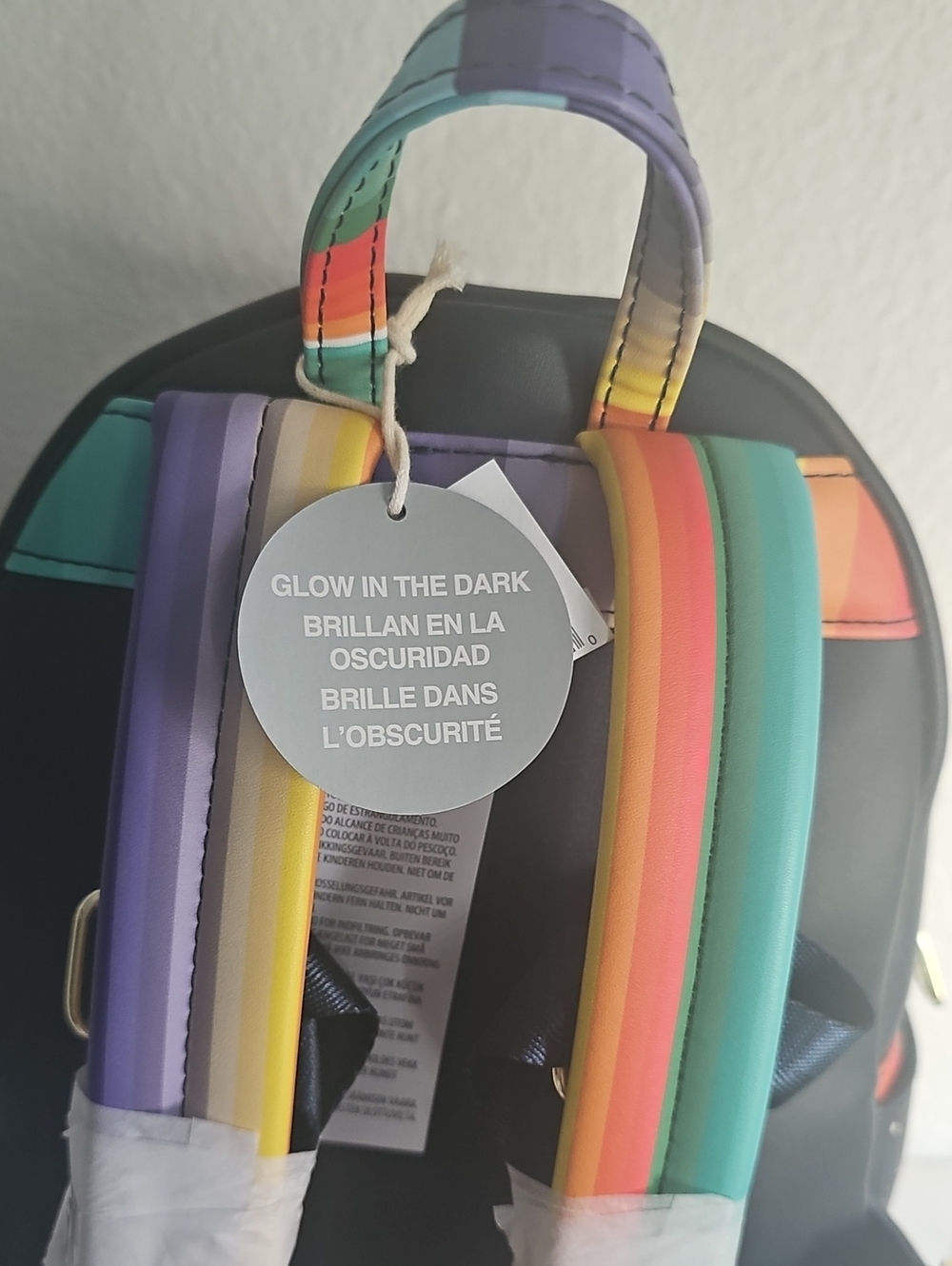 NWT Disney Parks Loungefly Backpack - The Three Caballeros Glow In The Dark - Picture 4 of 6